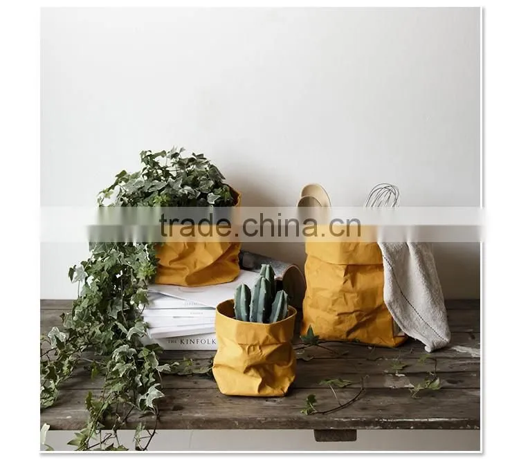 black washable paper storage bag,bulk buying washable paper bags