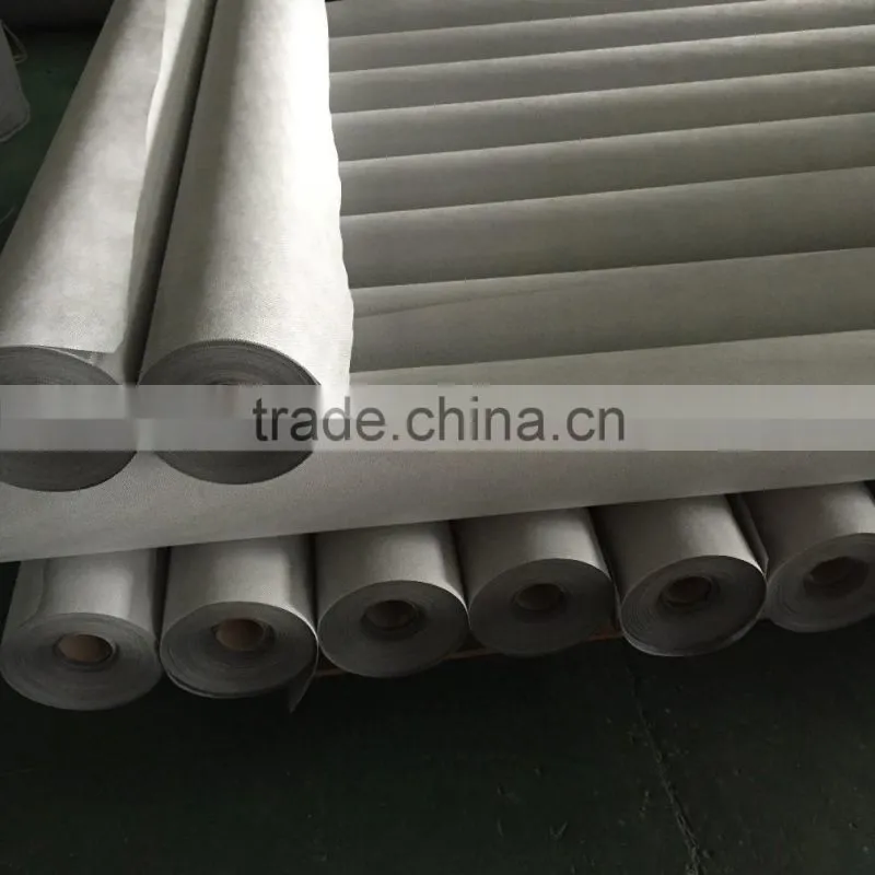 Waterproof and breatheradle housewrap paper or roofing membrane