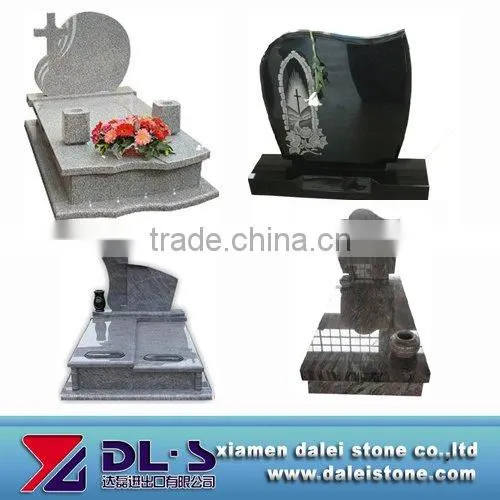 Black granite Tombstone