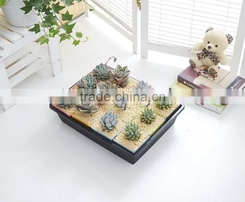 Durable 12 Cells Hole Nursery Pots Plant Seeds Grow Box Tray Insert Propagation Seeding Case Flower pot plug plant trays