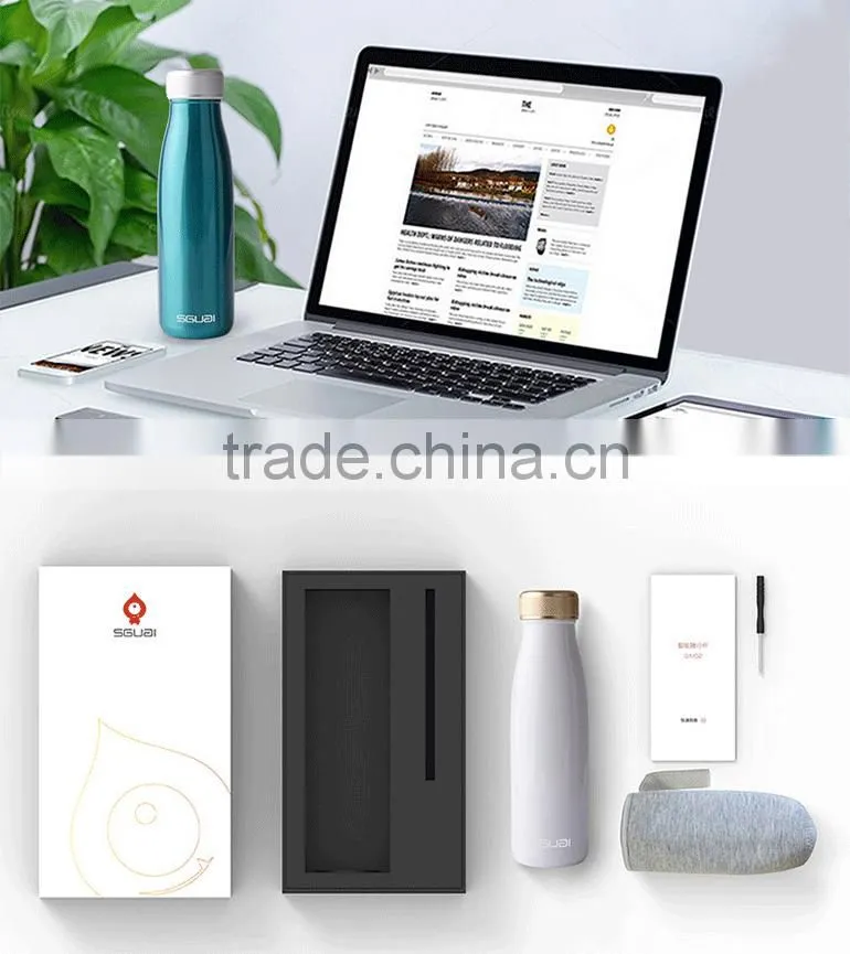 Intelligent water cup Creative outdoor sports water bottle Business gifts customized vacuum cup