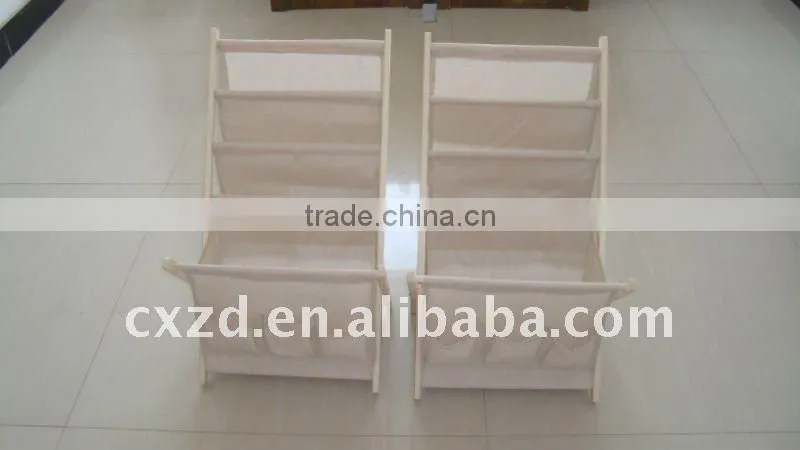 wooden magazine holder,cloth folding magazine stand,wood magazine rack