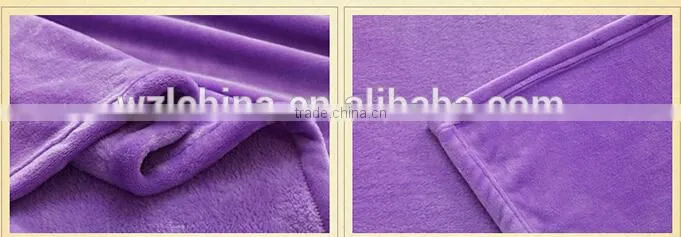 Factory top high quality soft comfortable anti pilling any size color Flannel blanket