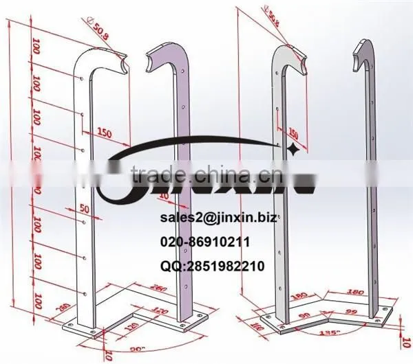 JINXIN luxury stair railing wire rope cable system railing_handrails for outdoor steps stainless steel railings