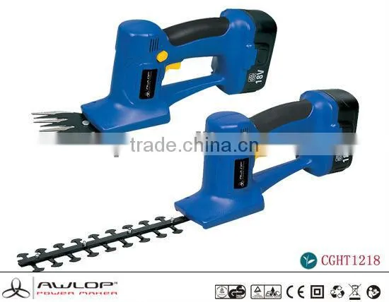 18V Cordless Grass Trimmer Hedge Trimmer Set