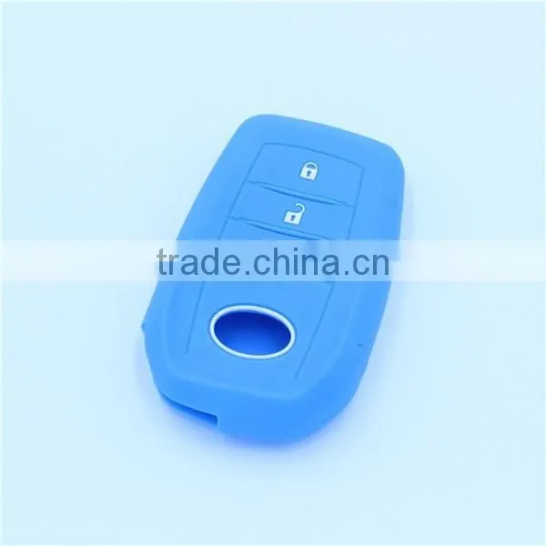 For Toyota Camry highlander prado 3 BTN Car key silicone cover shells