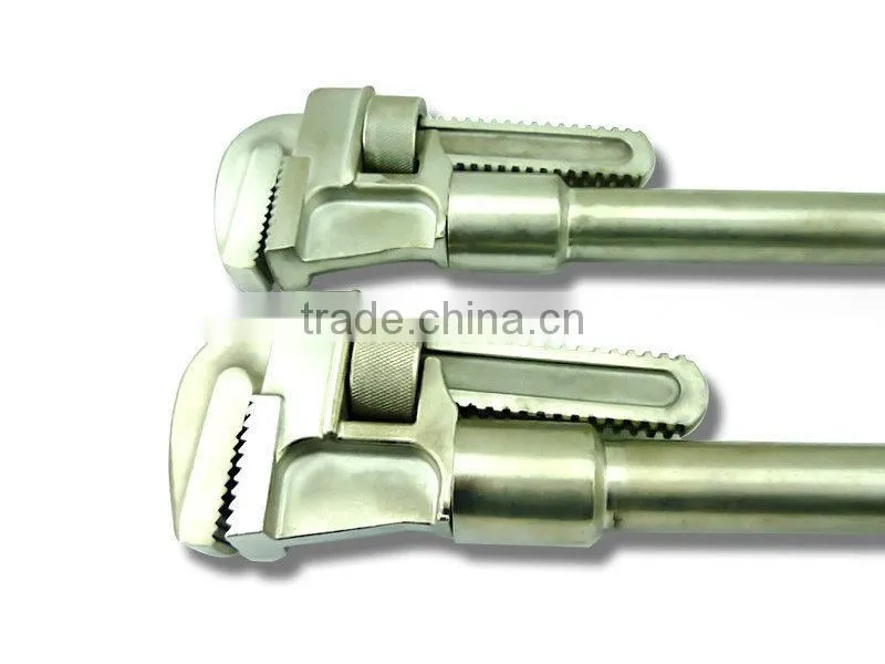 Non-magnetic 304 Stainless Steel Pipe Wrench American Type,SS Pipe Vice,Rustless Steel Tools