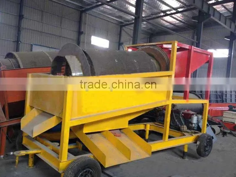 GL510 portable trommel for alluvial gold mining machine