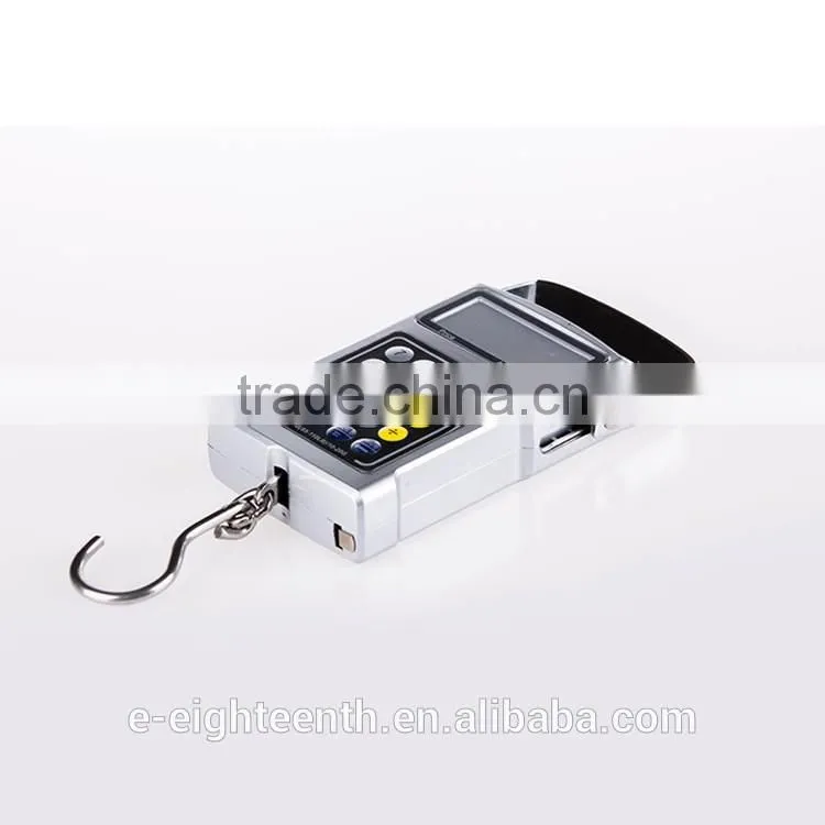 2016 new arrival hot sale 7 in 1 50Kg x 20g Fish Hook Hanging Digital Weighing Scale with calculator