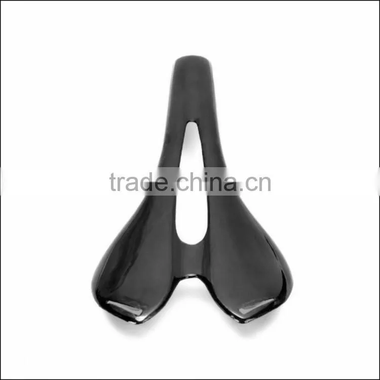 2016 high quality 3k UD full carbon fiber T700C bicycle saddle for sale