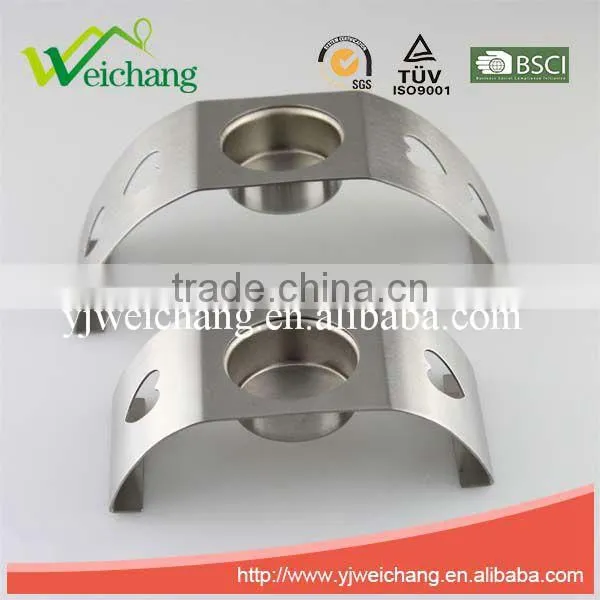 WCA153 Candle Holders Stainless Steel Set of 2 high quality