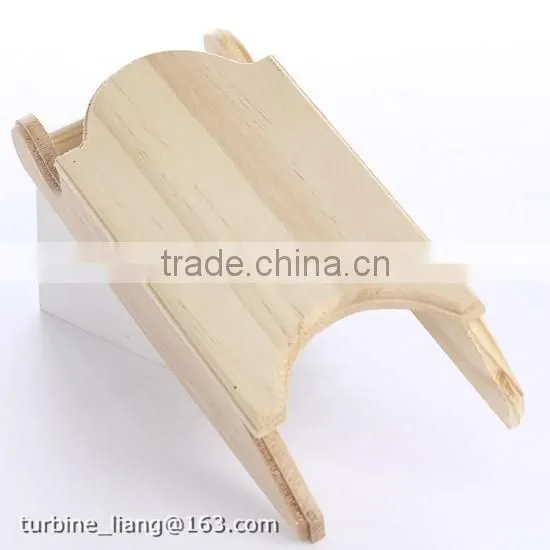 Wooden Art Crift Sled Wood Sled For Christmas Decoration