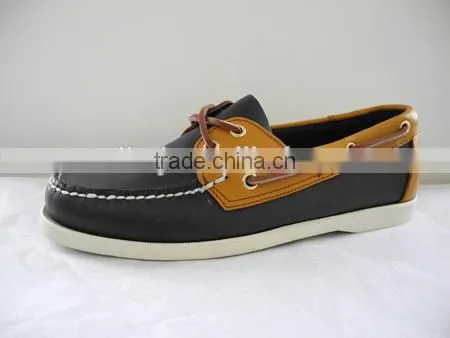 Handsewn Blucher Moccasin Construction Boat Shoes