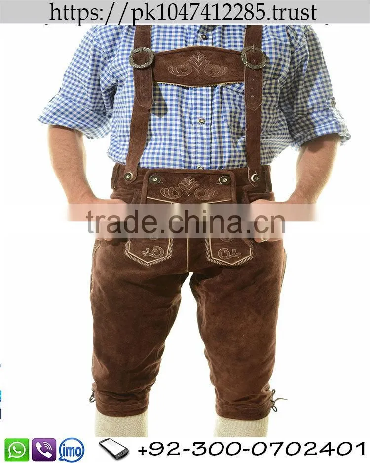 BAVARIAN LEDERHOSE/BAVARIAN TROUSER/GERMAN BAVARIAN LEDERHOSEN