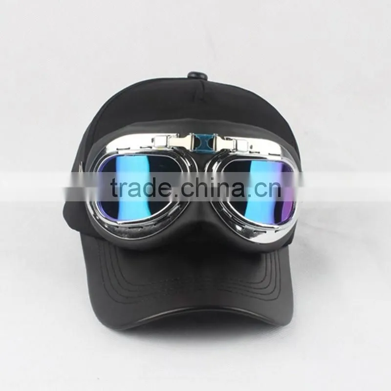 New Style Leather Brim Or Bill Glasses Cap