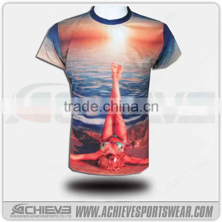 OEM T-Shirt Men's Plain Round Neck T-Shirt