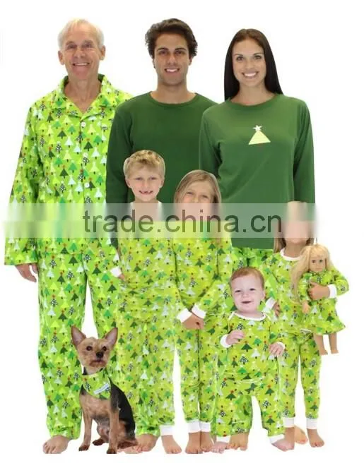 2016 Hot Sale Wholesale Family Thermal Pajamas&sleepwear For Adult And Children