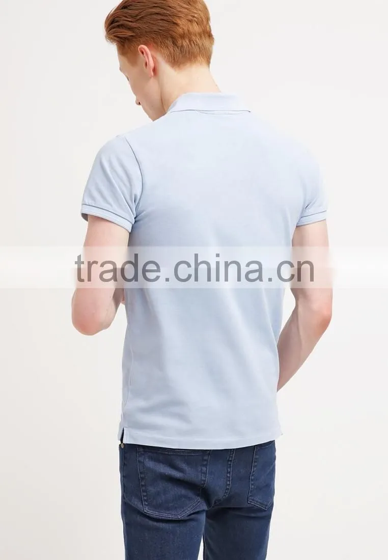 Mgoo New Design Custom Logo Embroidery Polo Shirts Fitting Shape Split Hem Poloshirt Clothing China Manufacturers
