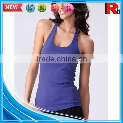 Alibaba china fitness cheap plain tops women wholesale bodybuilding stringer tank top