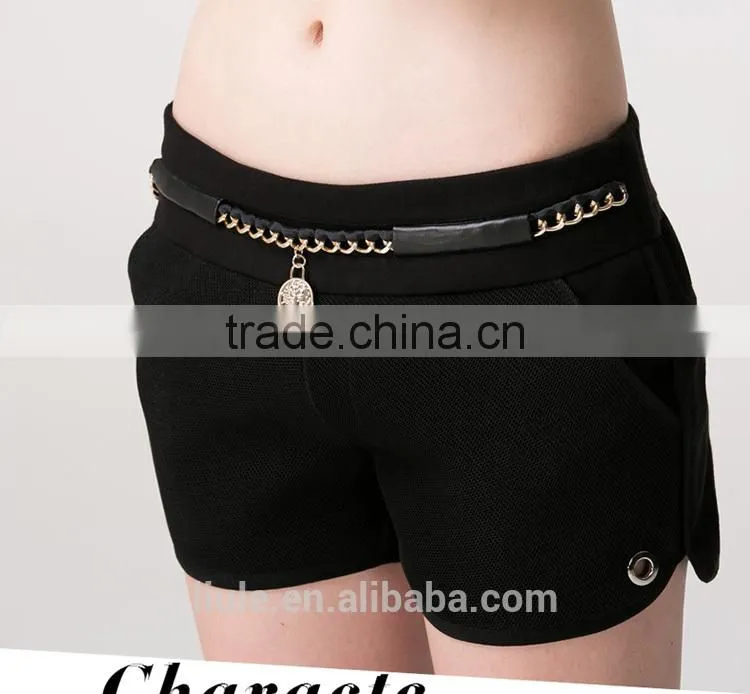Fashionable cheap one piece tight short women compression pants