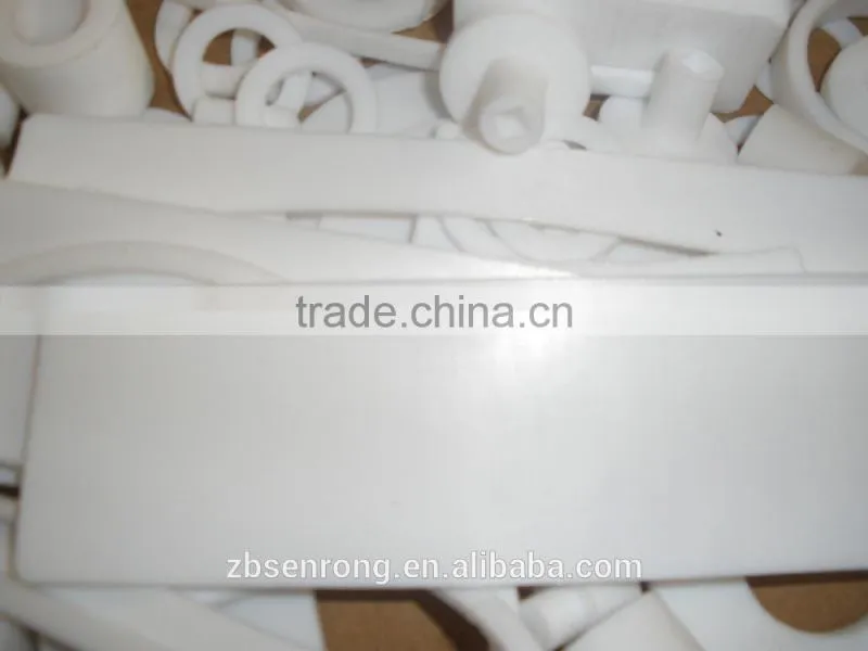 white PTFE scraps