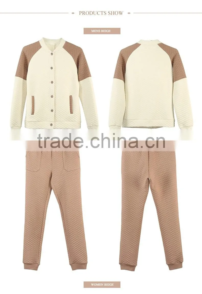 Factory outlets price Qianxiu winter warm ladies cotton pyjamas
