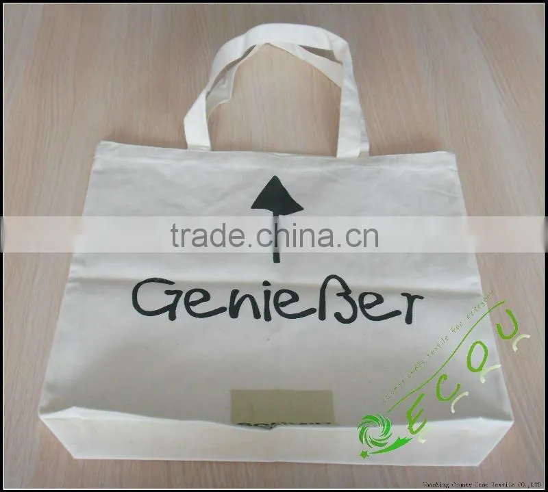 certified organic cotton tote bag