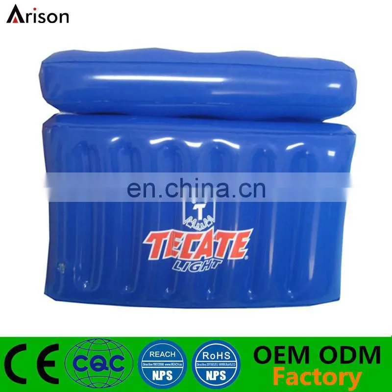 Inflatable ice bucket beer cooler inflatable float ice cooler for water cooler