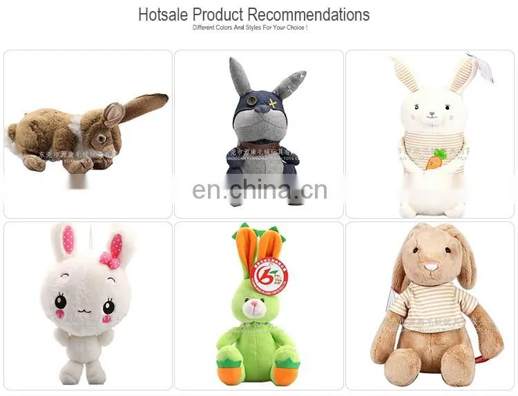 Custom mini plush donkey animal keychain