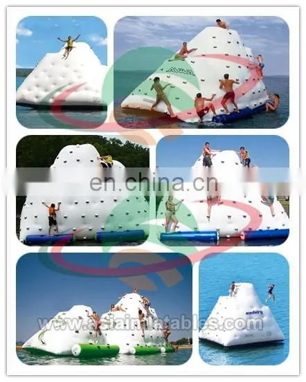 Inflatable Water Iceberg / Aqua Tower Mountain / Inflatable Iceberg Climbs