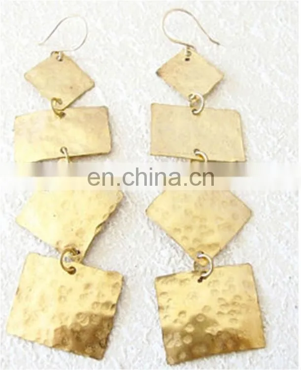 Brass Hoop Style Earrings costume jewelry brass jewelry