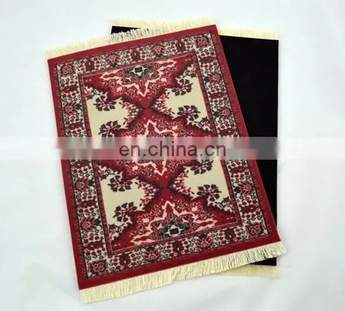 OEM printed rug mouse pad, carpet mouse pad