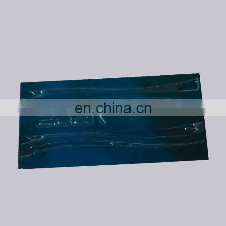 Top Quality Logo Plate Type And Private Printing Style Custom Made Thin Embossed Metal Label Aluminum Logo