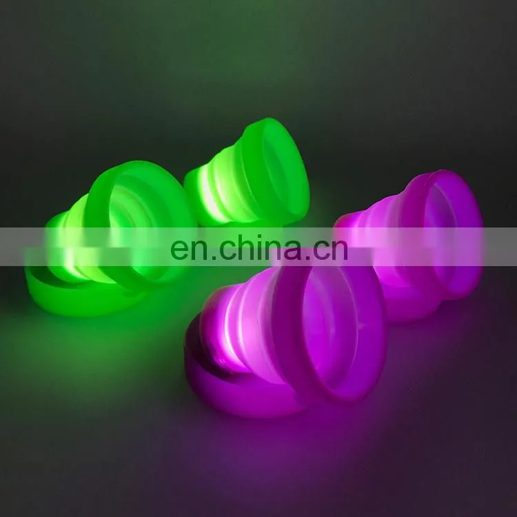 2018 Hot sales camping cup & home glass led flashing cup