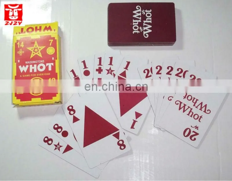 custome plastic coated playing card