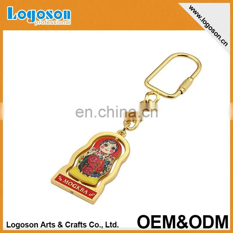 Charm finishing nesting dolls keyring russia tourist souvenir keychain