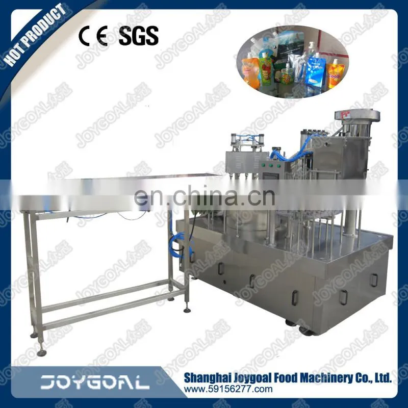tomato juice /apple juice /banana juice spout pouch filling sealing machine