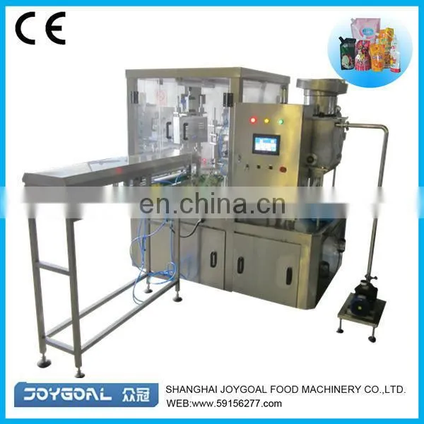 Shanghai machinery 1 litre automatic edible soybean oil pouch sachet packing machine for cooking oil