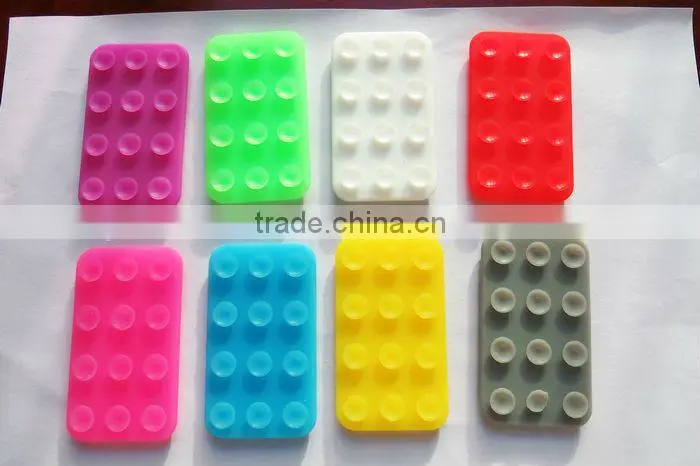 2013 soft transparent double vacuum silicone suction cup,silicone sucker
