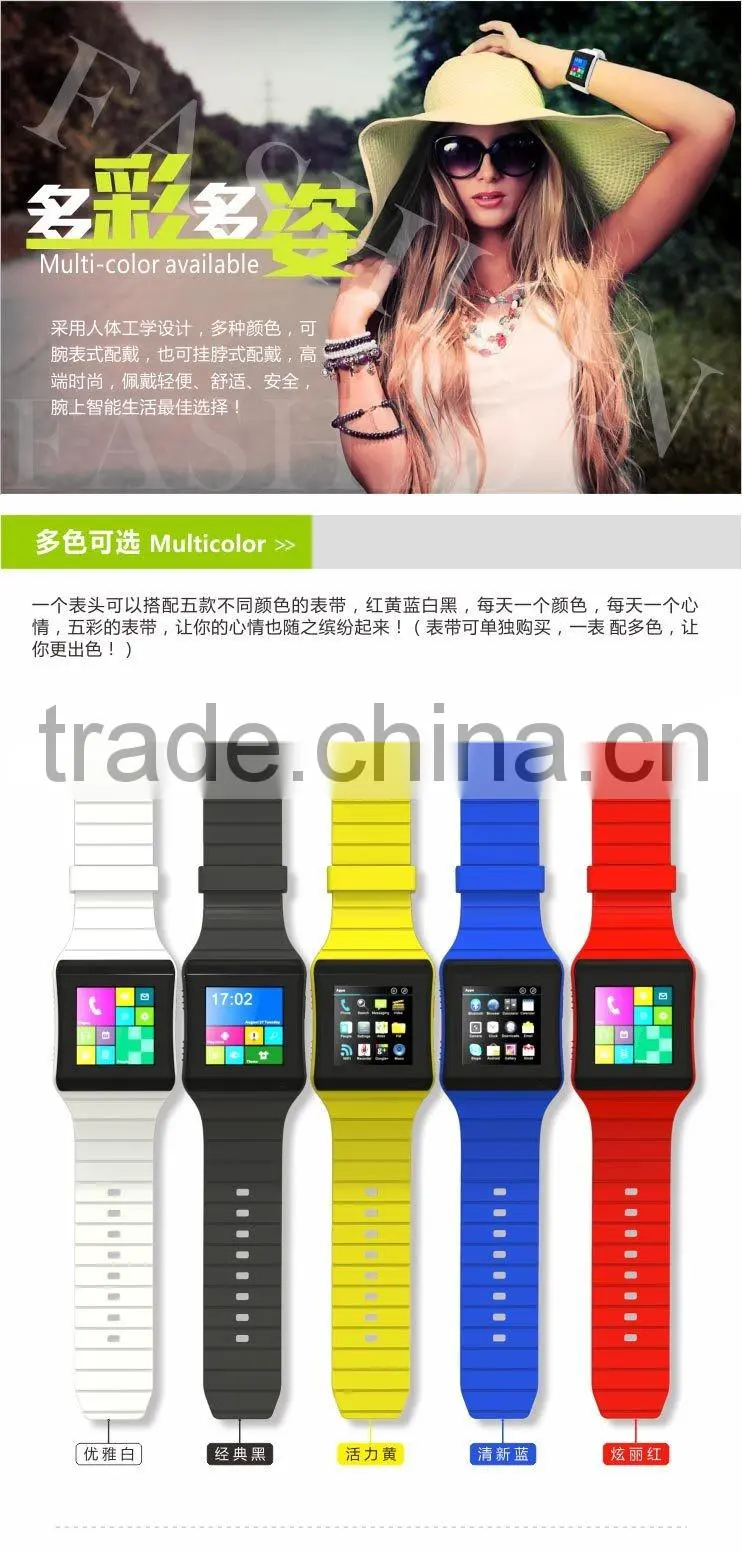 smart watch phone ec720 with o.s android 4.2