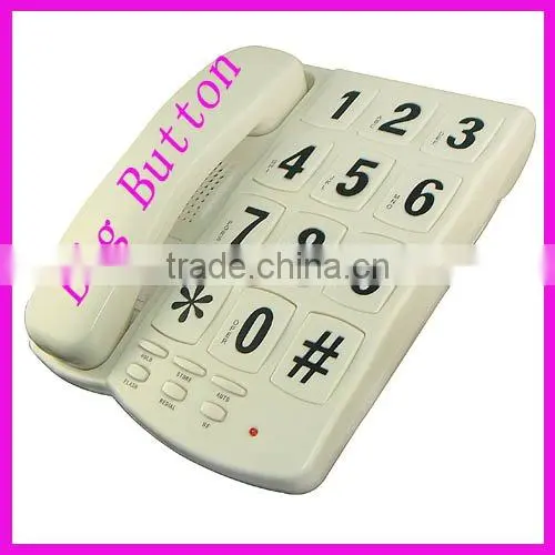 Family and friends picture big button telephone