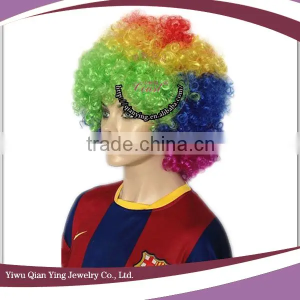 cheap synthetic make afro wig