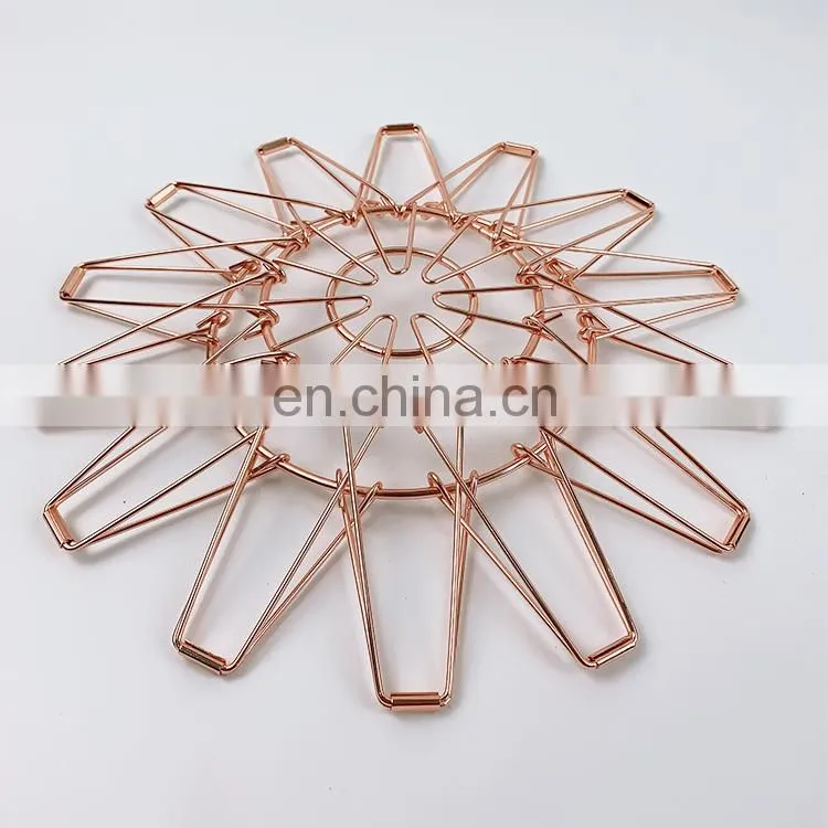 mini foldable basket collapsible home kitchen counter top decor metal fruit basket stand bowl storage