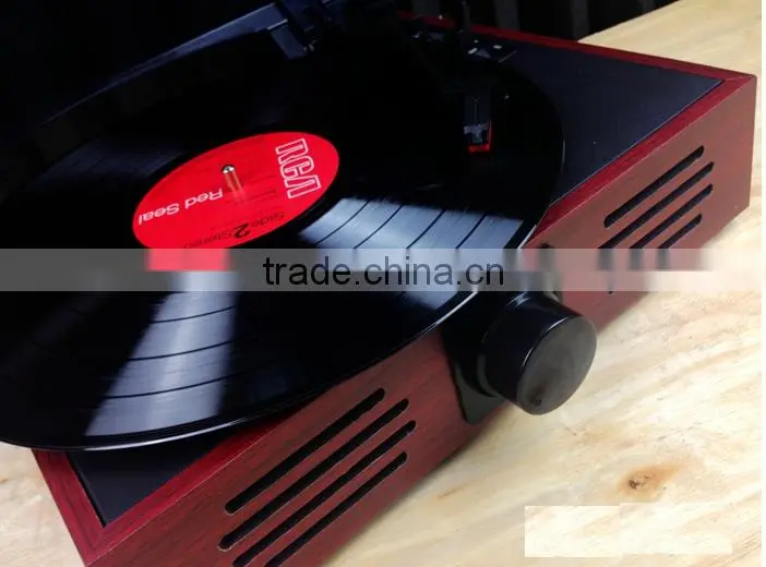 Classic Vintage Design!!! Simple Turntable& Vinyl Record LP