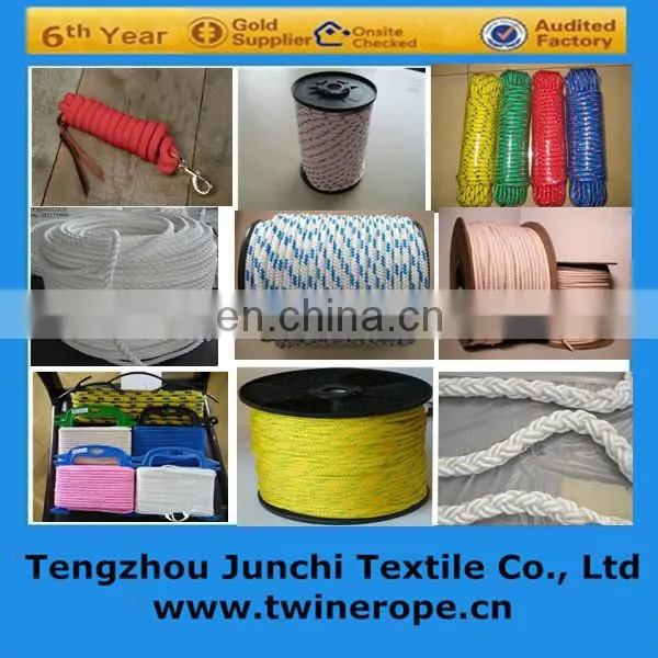 High Quality Solid Double Braided Polyester Rope