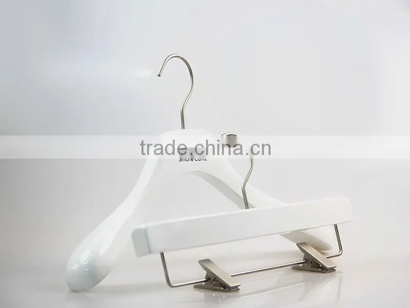 HA6833 high quality hanger top clothes hanger pants wood hanger