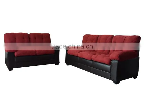 Hot sale pu leather sofa/living room sofa /Faux suede sofa