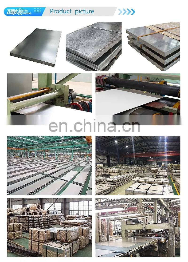 Standard Size z275 1.5*1250*2440mm Galvanized Steel Flat Sheet GI Plain Sheet Plate