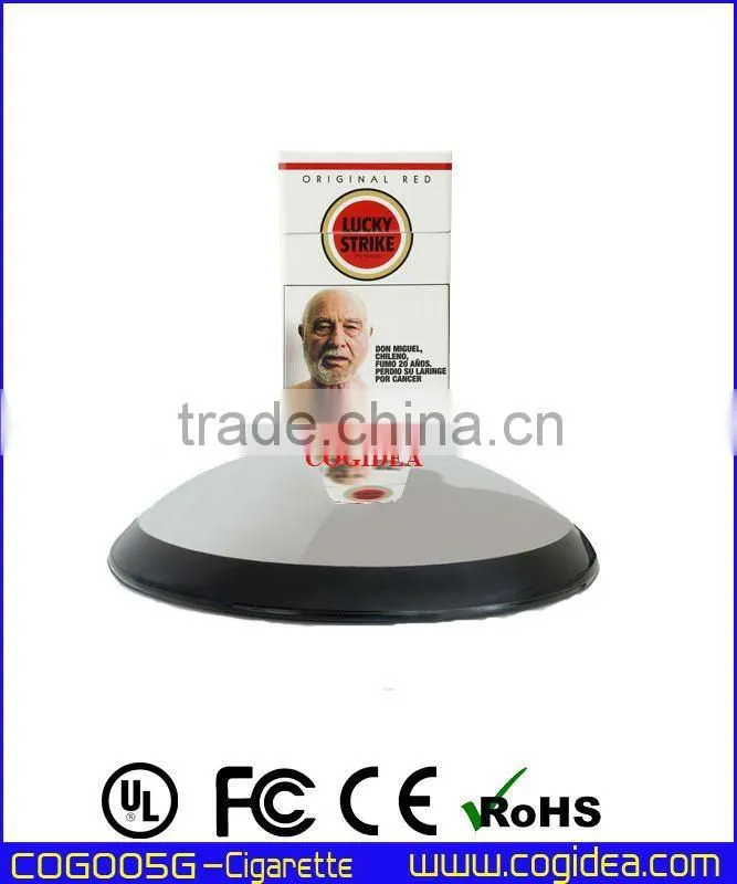 magnetic levitating pop display--cigarette