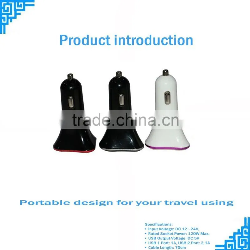 3 usb 5v 2a universal triple usb car charger with 2 port 12v car battery charger adapter usb